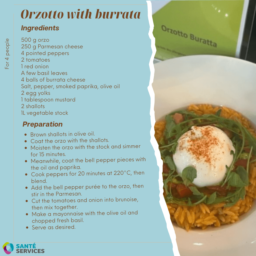 Recipe: orzotto with burrata